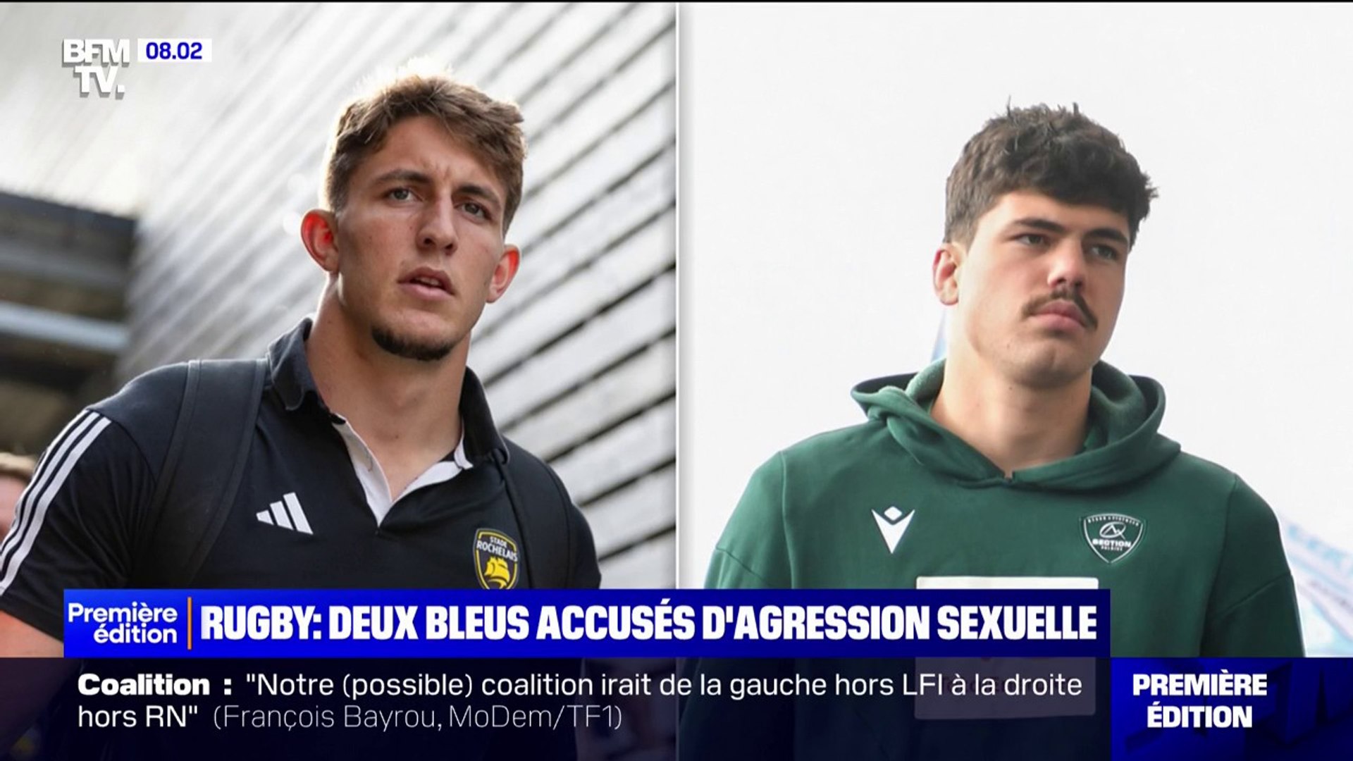 XV de France : Oscar Jegou et Hugo Auradou mis en examen pour viol aggravé