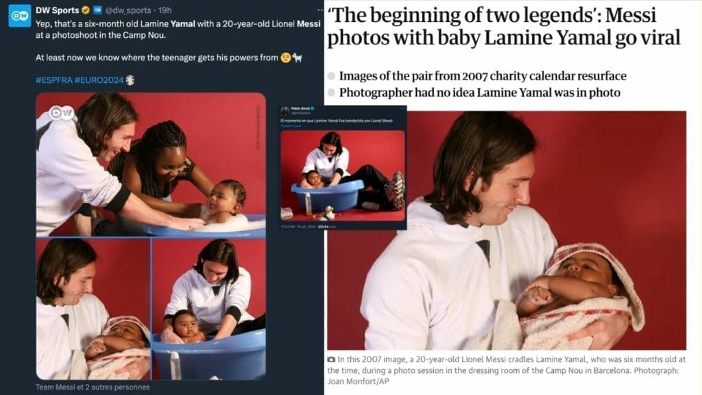 Serie de photos Messi Yamal