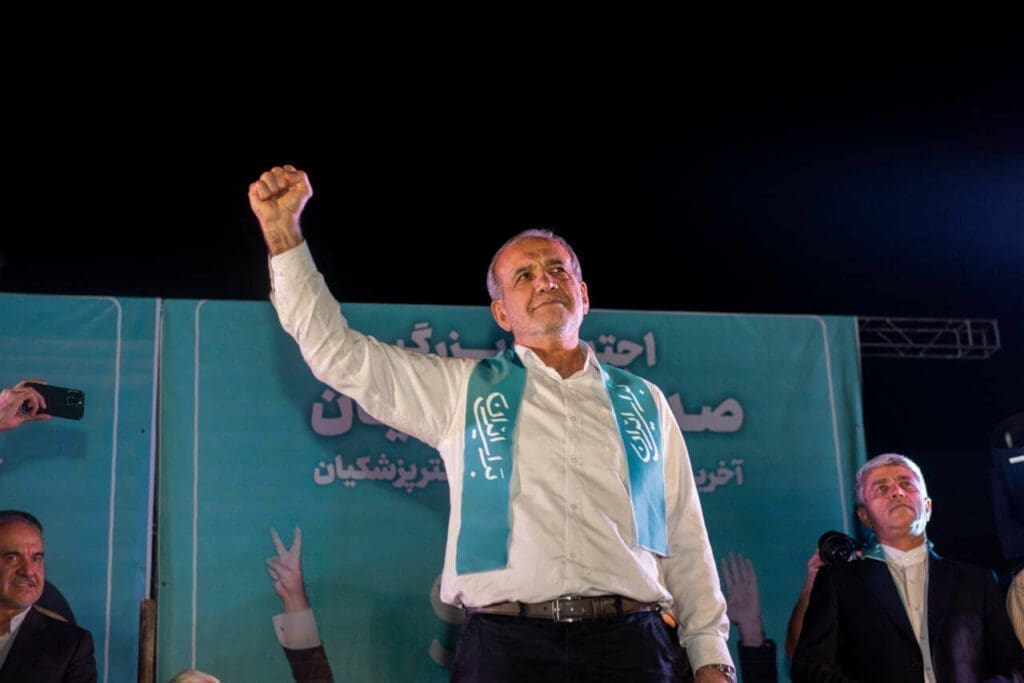 Iranian Presidential Candidate Masoud Pezeshkian