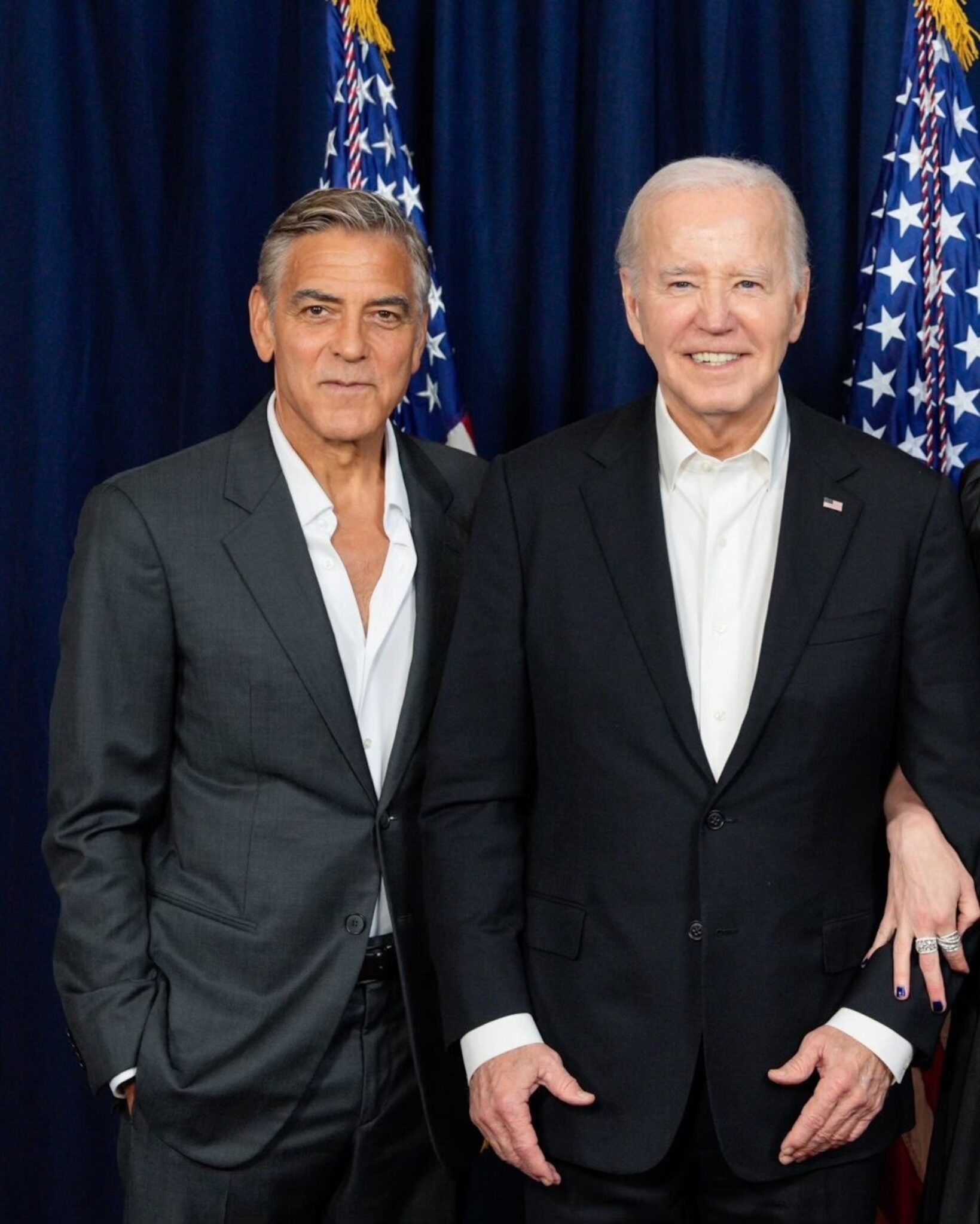 Clooney et Biden