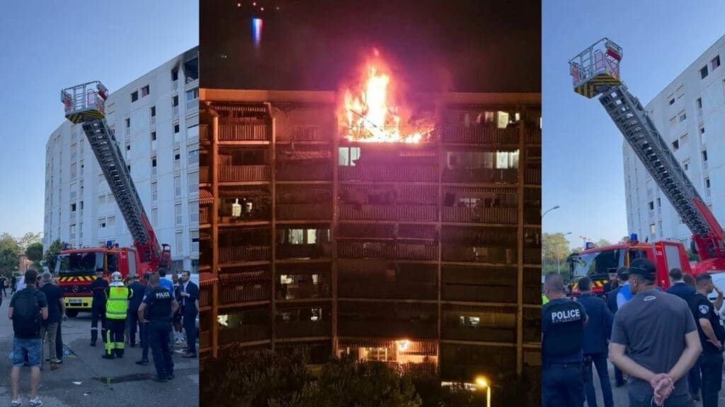 incendie Nice immeuble