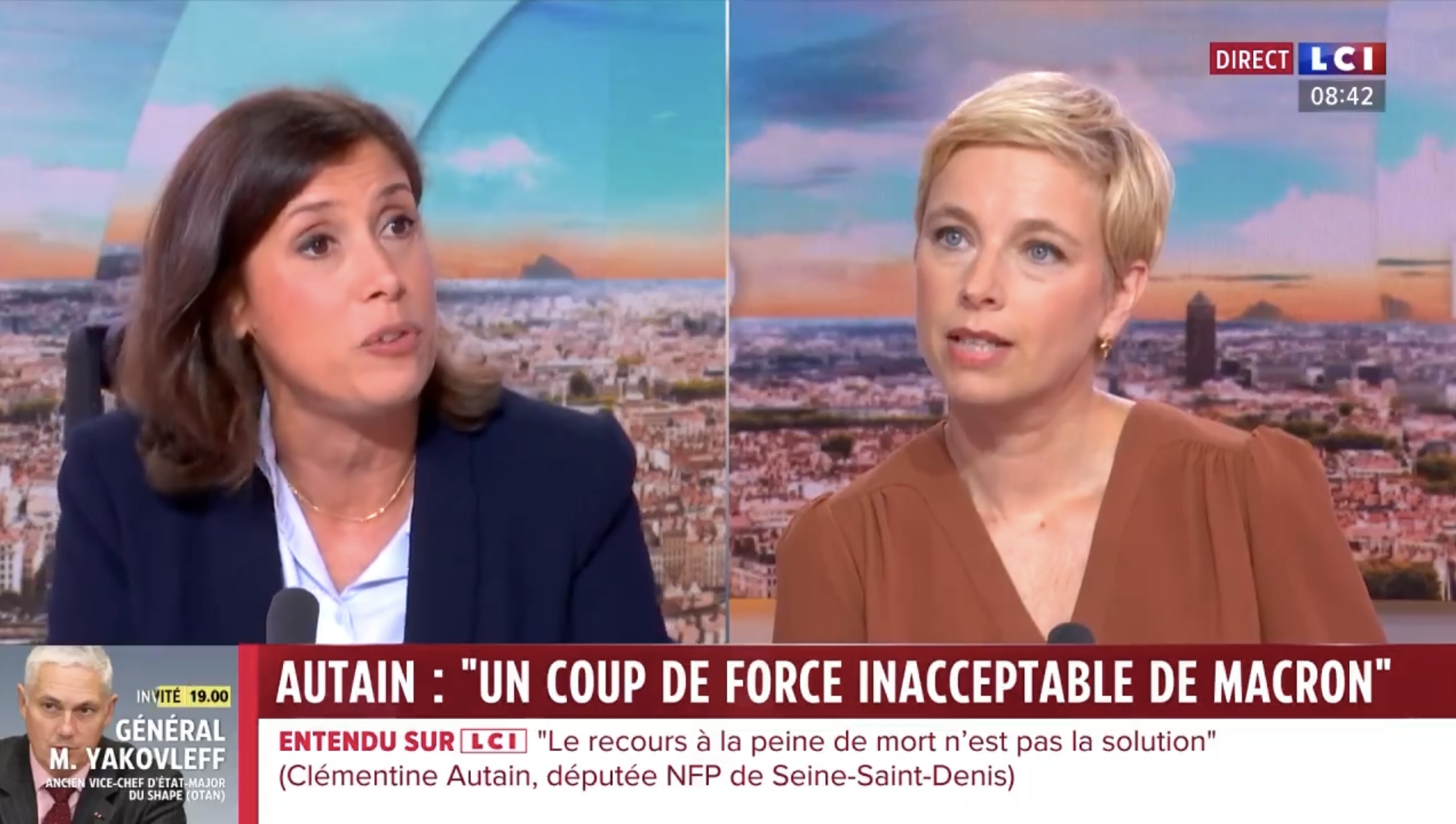 « Emmanuel Macron est un Machiavel de bac à sable » : Clémentine Autain dénonce un « coup de force inacceptable »