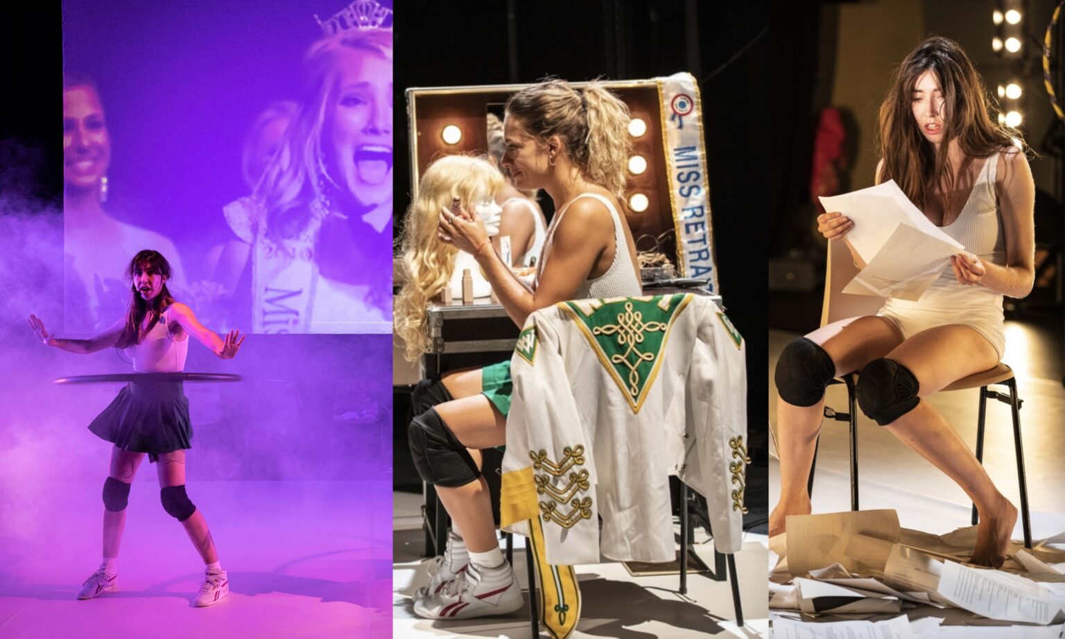 Bannière de reprise des activités des salons de coiffure, format paysage, pervenche et blanc pastel