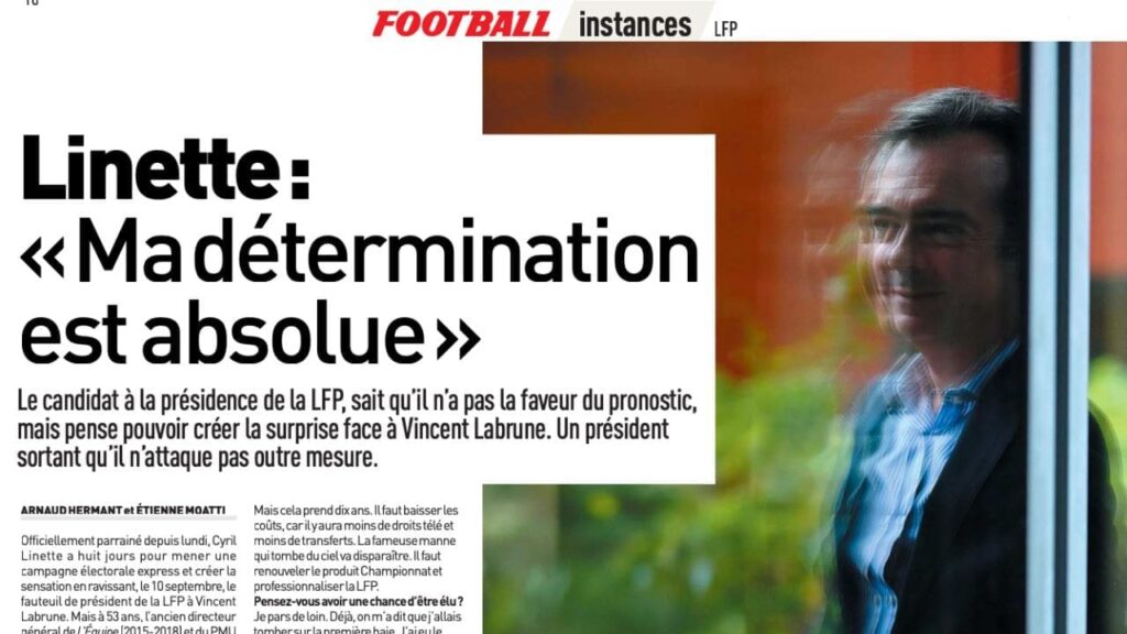 L’Equipe Cyril Linette L'Equipe Cyril Linette
