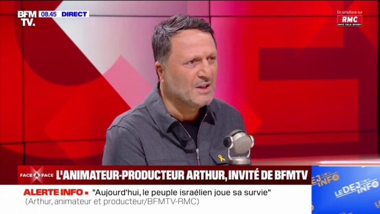 L'animateur Arthur, bouleversé par les attaques du Hamas : "J'ai perdu des amis et des illusions"
