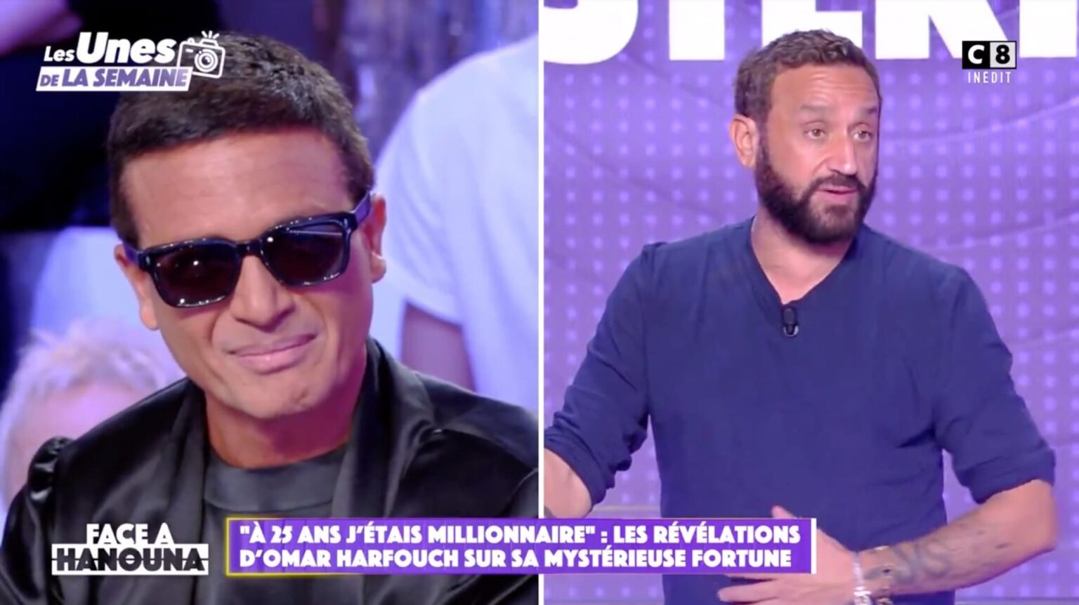 Omar Harfouch dans Face à Hanouna sur C8