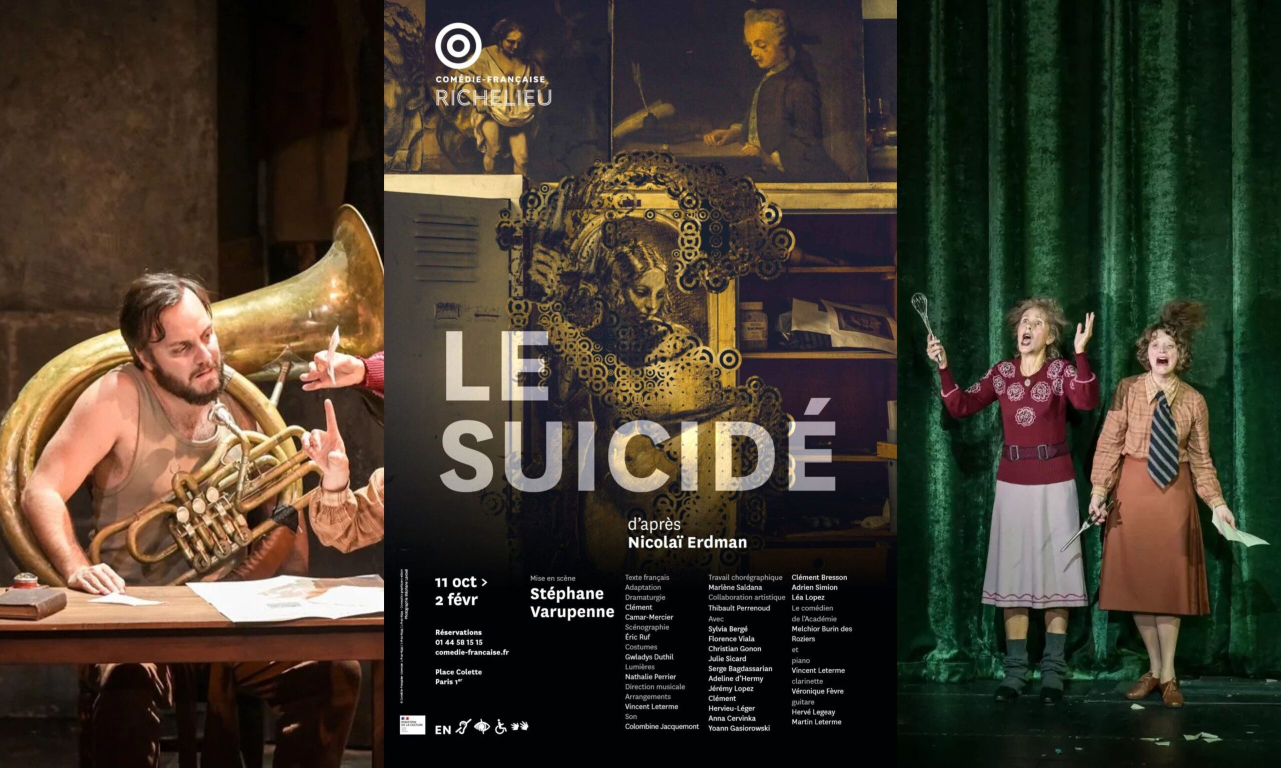 Le Suicidé qui « veut vivre » d'Erdman : Un délicieux vaudeville burlesque et grinçant à la Comédie française