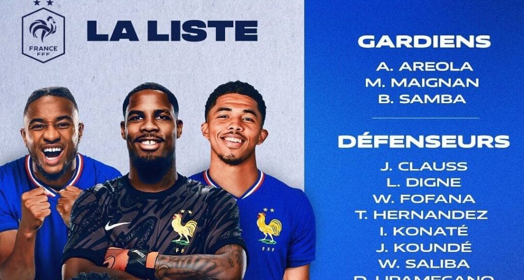 Liste des bleus Israel France