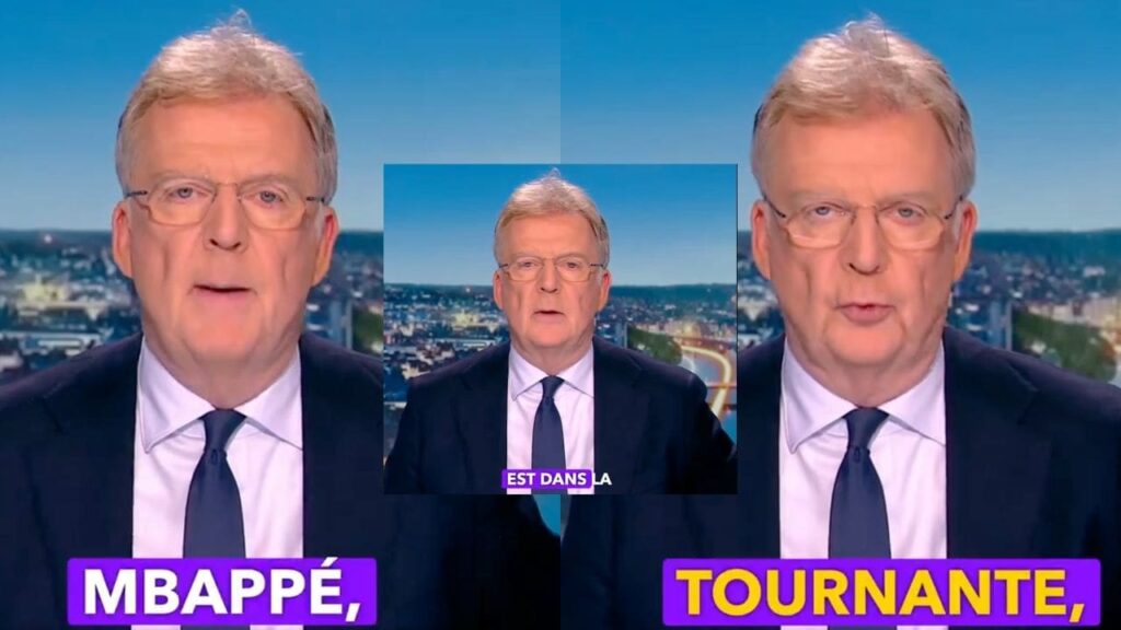 Mbappe tournante JT Belge