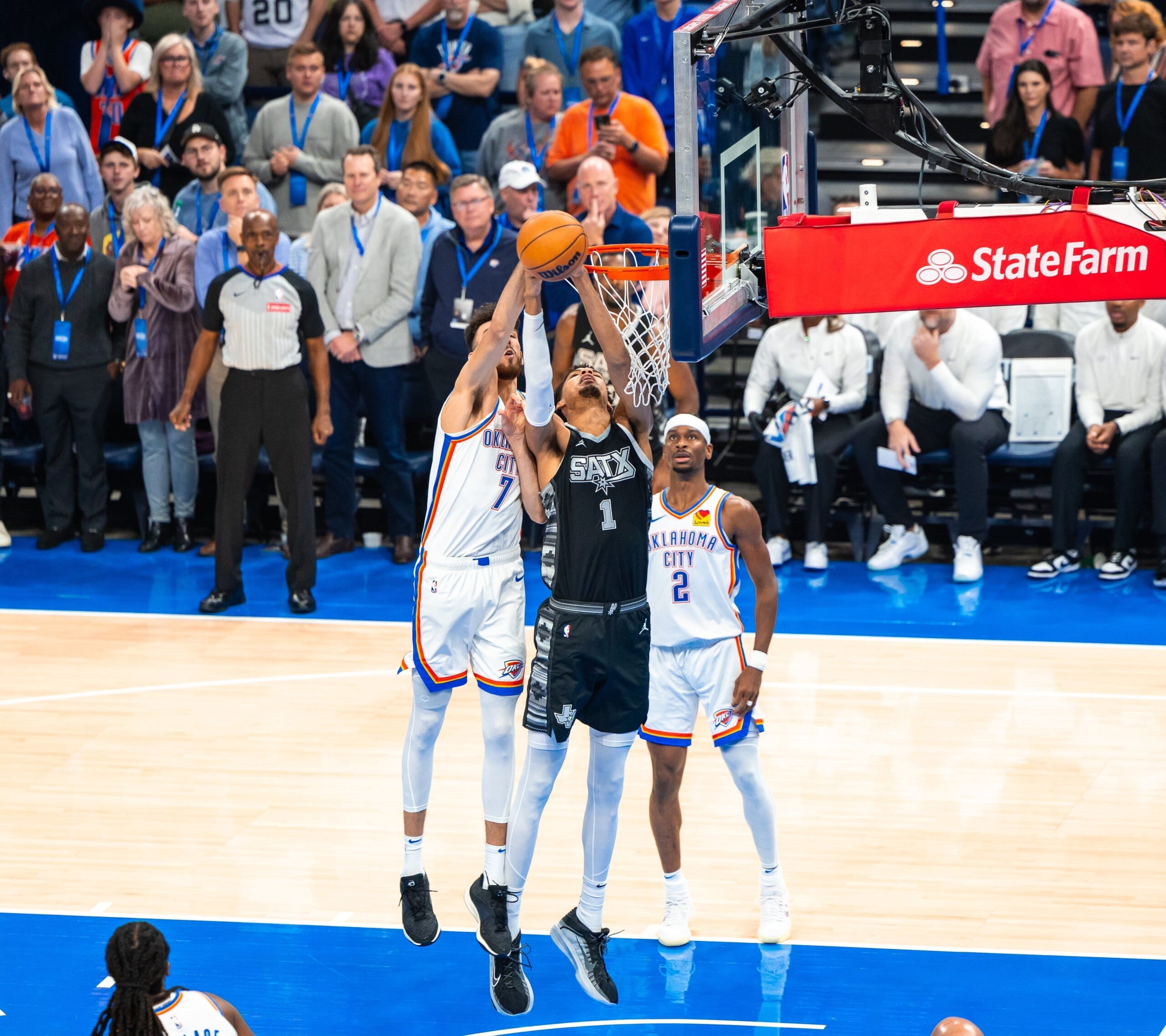 contre de Chet Holmgren contre Victor Wembanyam