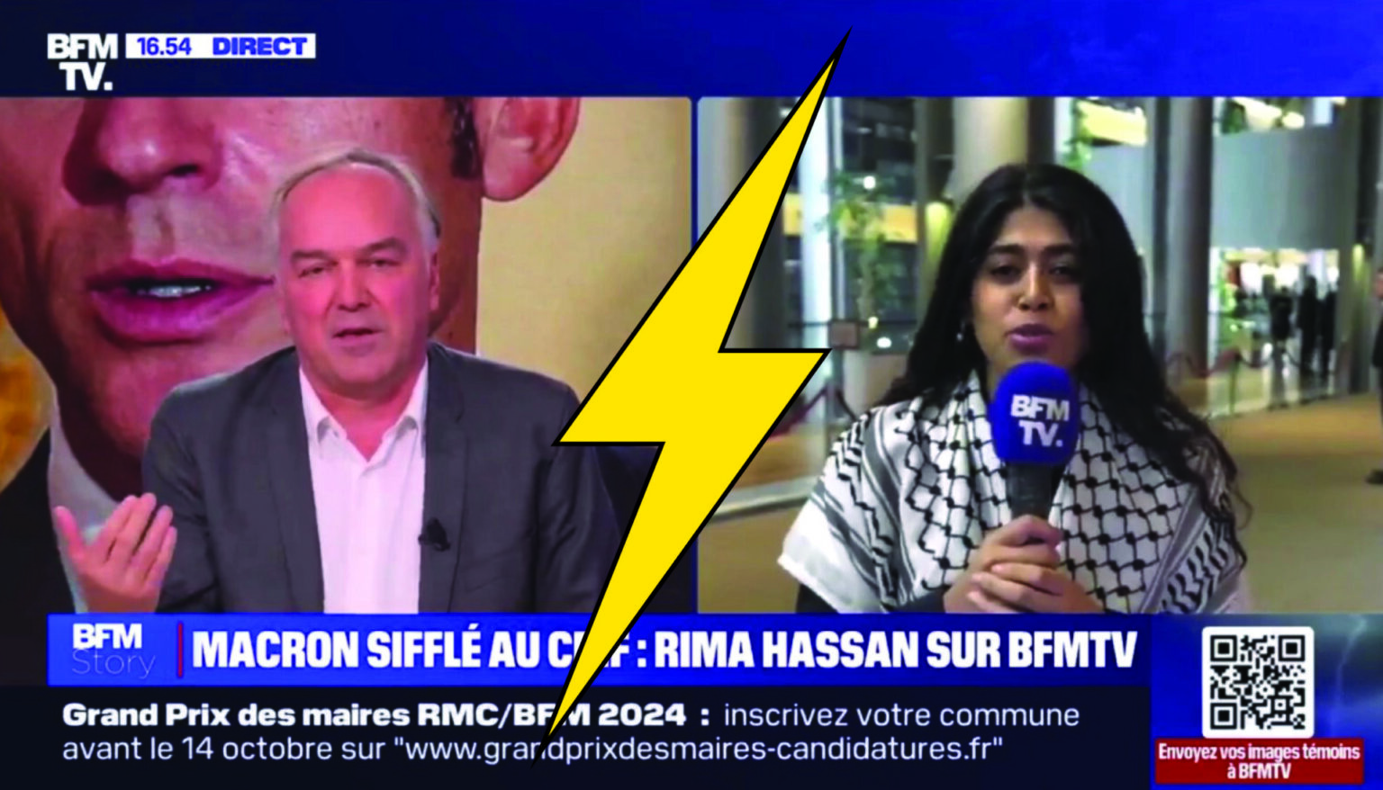 Rima Hassan clash