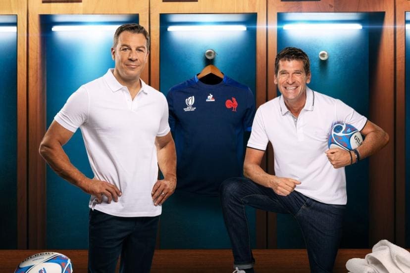 Rugby : TF1 dévoile son nouveau duo de commentateurs pour les matchs du XV de France