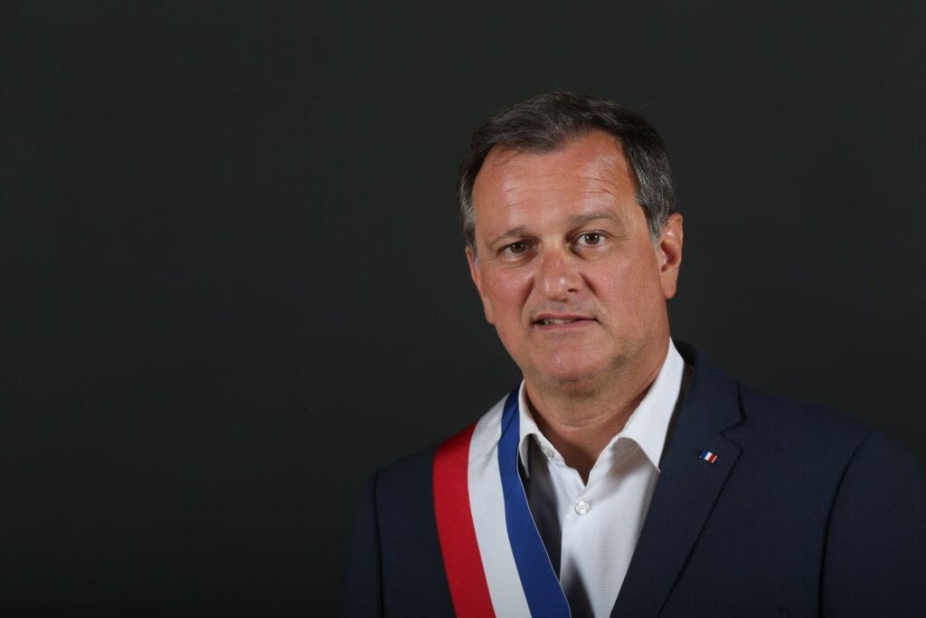 Louis Aliot poses in Perpignan