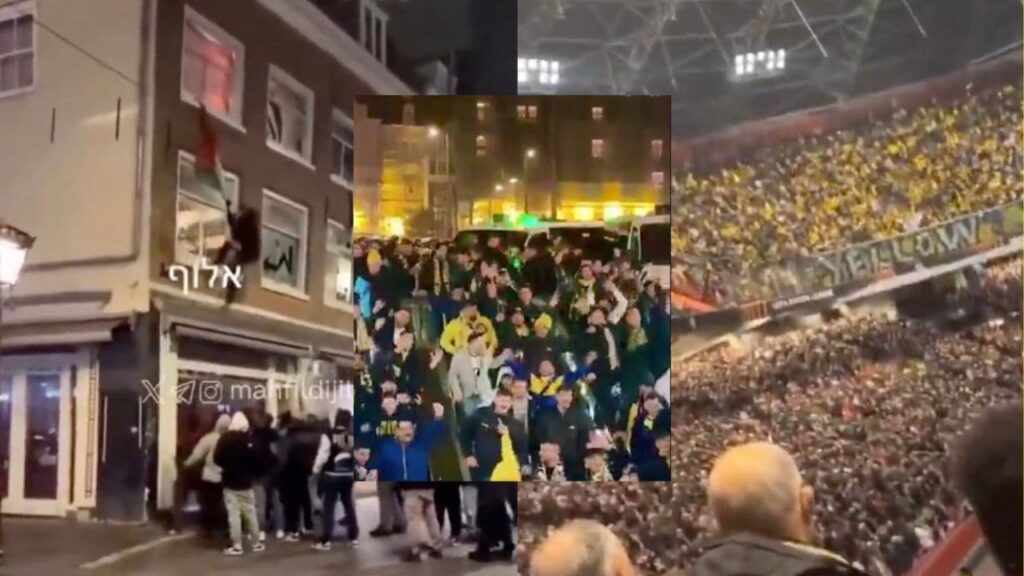 Amsterdam hooligans Tel Aviv