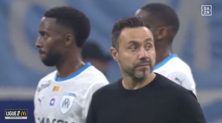 « Si le problème, c&rsquo;est moi… » Roberto De Zerbi pique déjà sa crise, l&rsquo;OM nettement battu à domicile