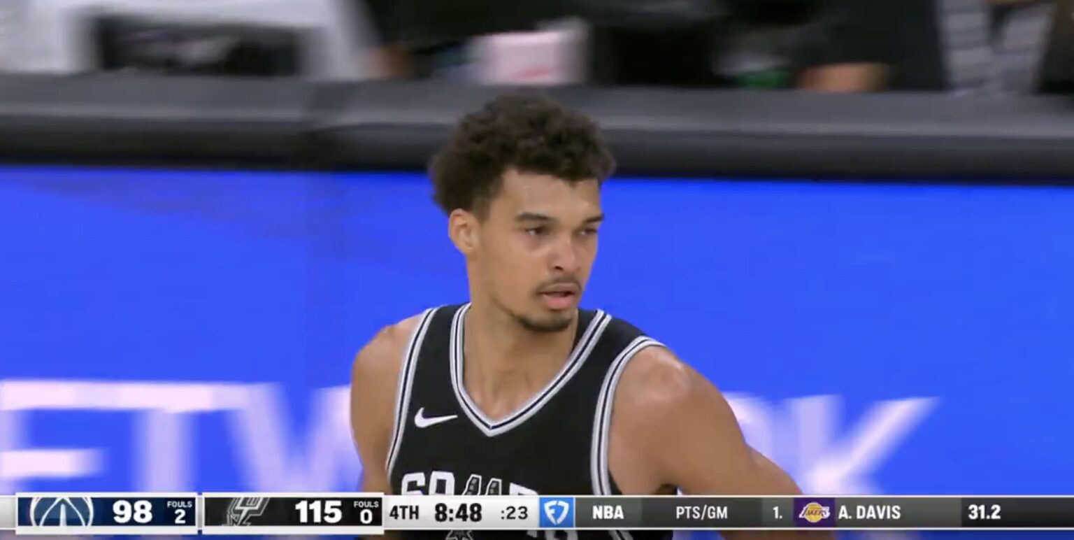 Wemby vs Wizards 50 points