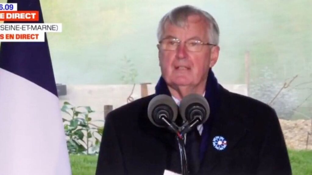 Macron avec Barnier pour France Israel