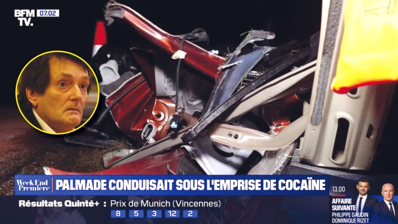 Palmade drogue au volant