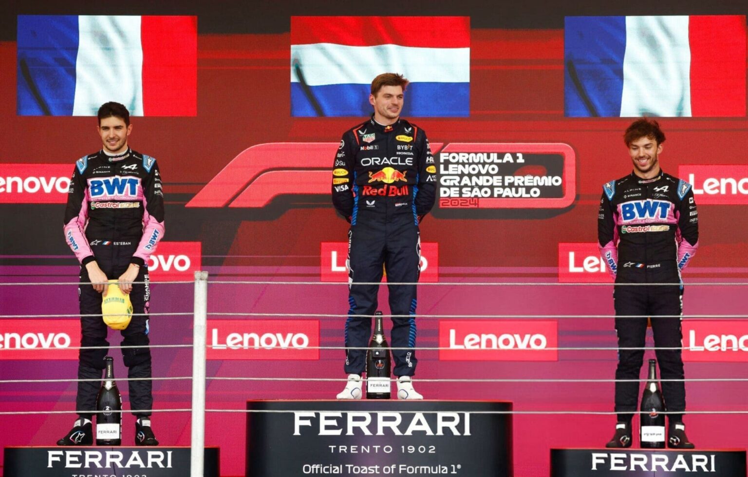 GP du Brésil - Deux Français sur le podium d'un Grand Prix pour la première fois depuis 1997 !