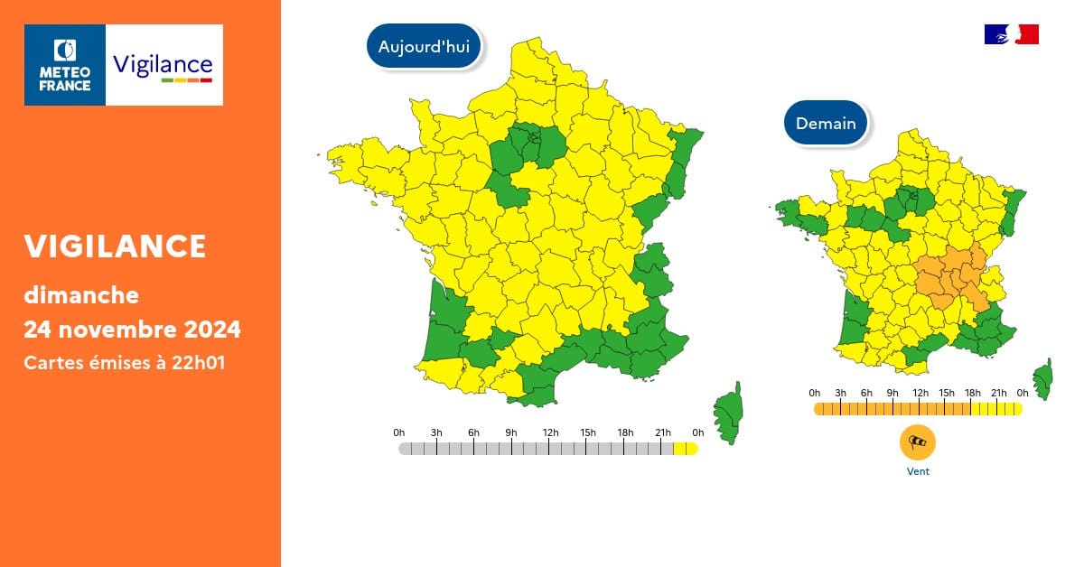 Tempête Bert : Alerte « vents violents » pour 9 départements, jusqu&rsquo;à 120 km/h