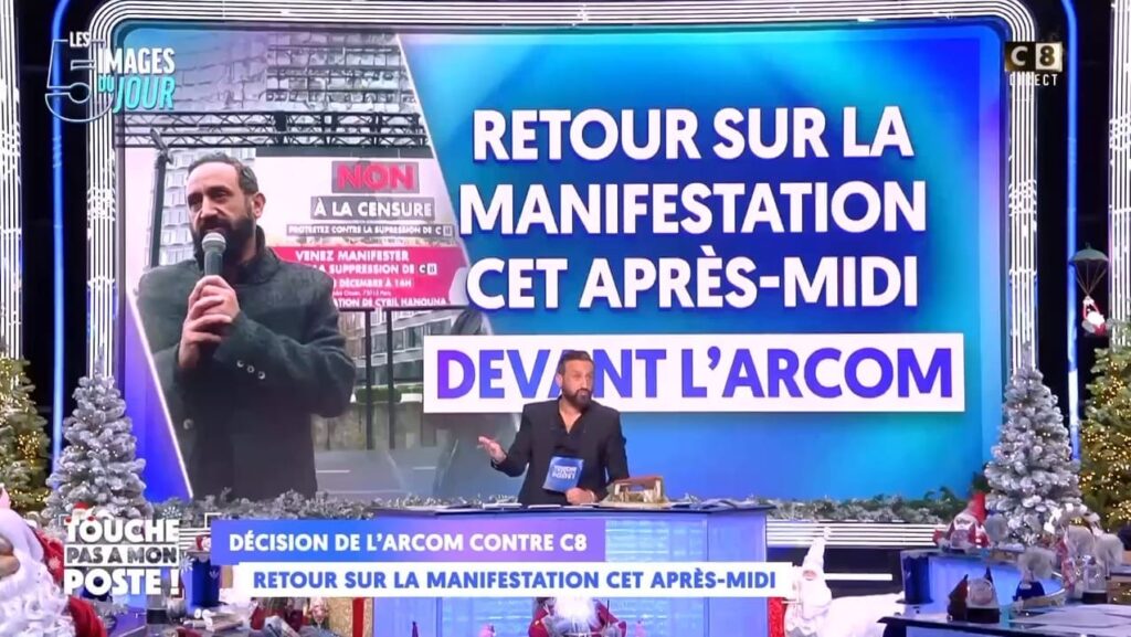 Hanouna Arcom TPMP