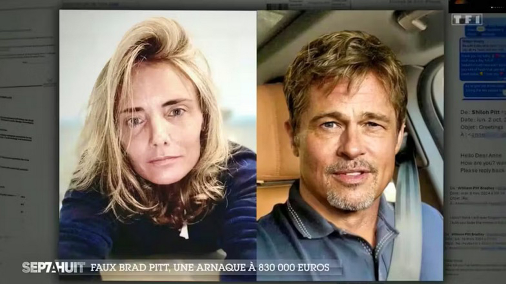 Anne faux Brad Pitt TF1