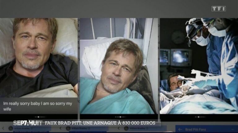 BUZZ - Une Française victime d'une arnaque aux sentiments. Elle pensait parler à Brad Pitt, elle se fait voler 830.000 euros