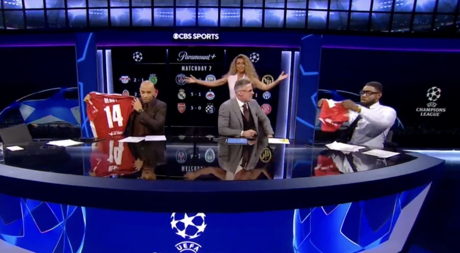 Kate Abdo Thierry Henry Micah Richards Brest