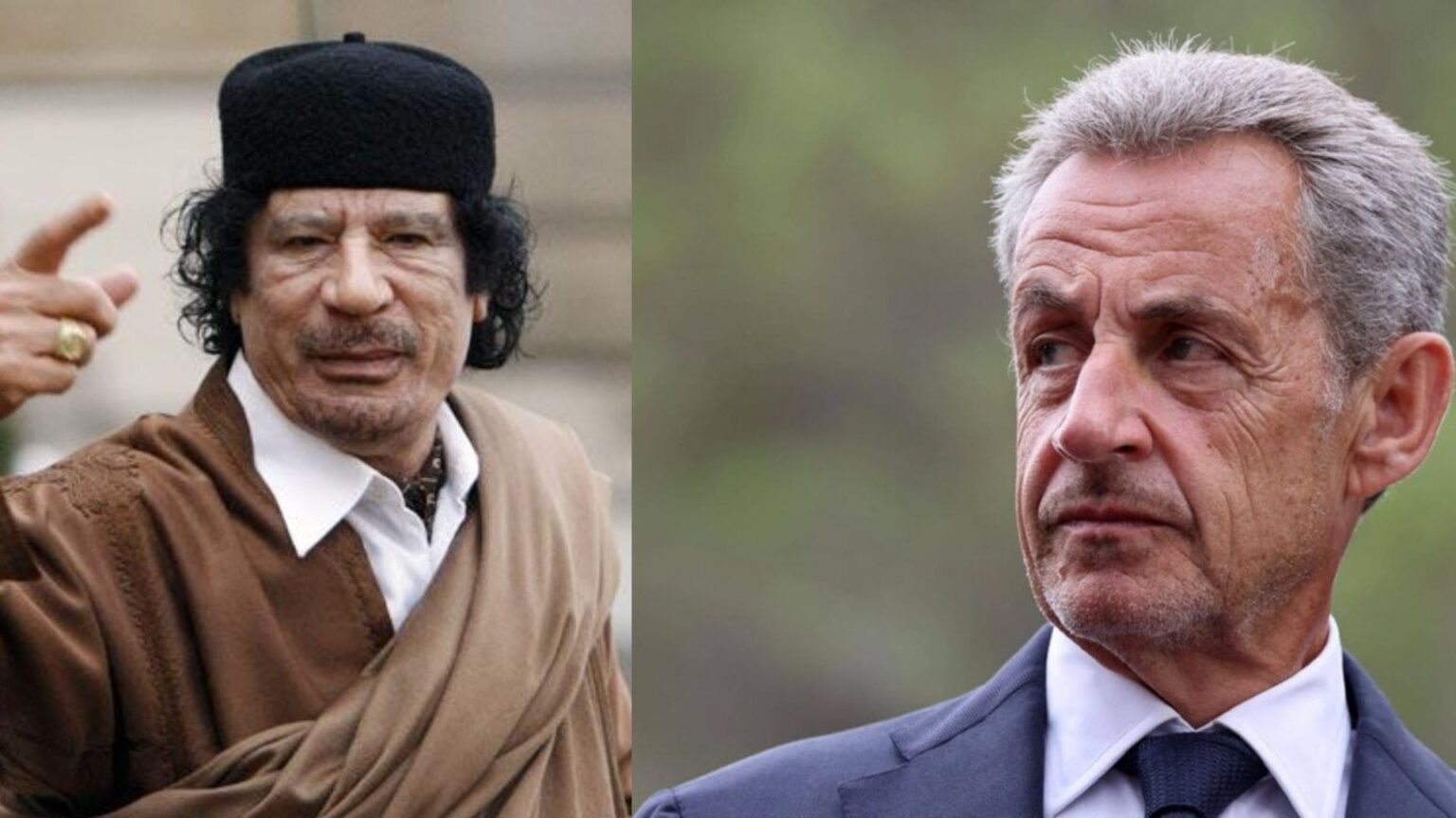 Sarkozy Kadhafi