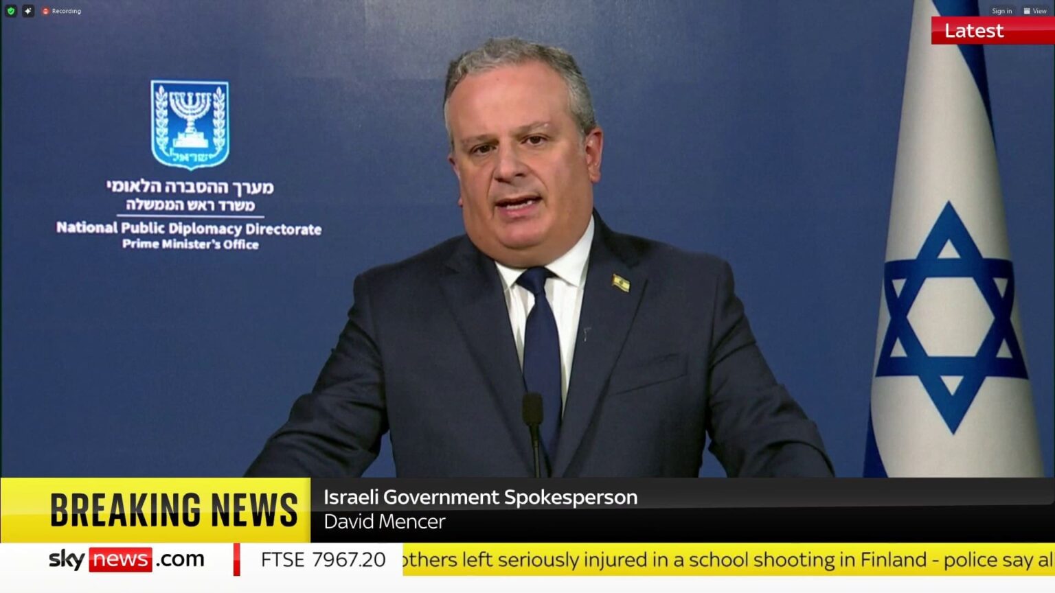 David Mencer Israel otages