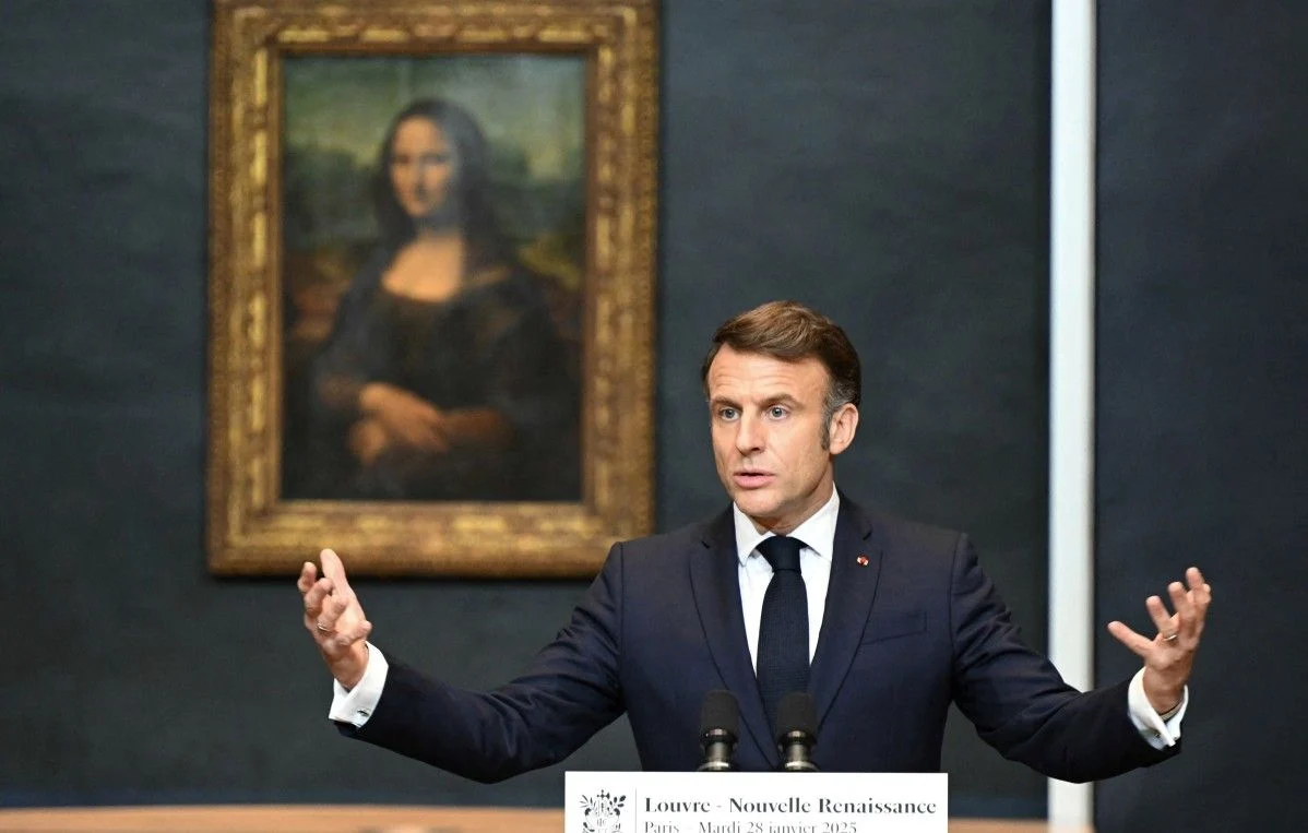 Emmanuel Macron annonce un plan ambitieux pour rénover le Louvre