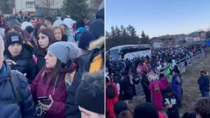 La foule est devenue folle : une influenceuse crée le chaos dans une station de ski italienne