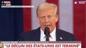 «Dieu m’a préservé pour restaurer la grandeur de l’Amérique.» Ce qu’il faut retenir du discours de Donald Trump