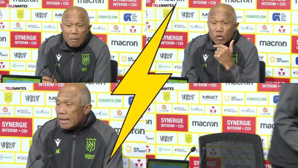 "Je vais être désagréable, même méchant"... Antoine Kombouaré (FC Nantes) allume certains journalistes