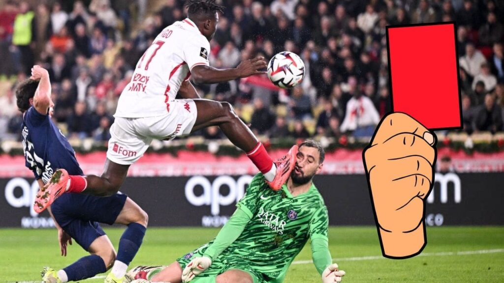 Letexier Monaco PSG faute Singo Donnarumma