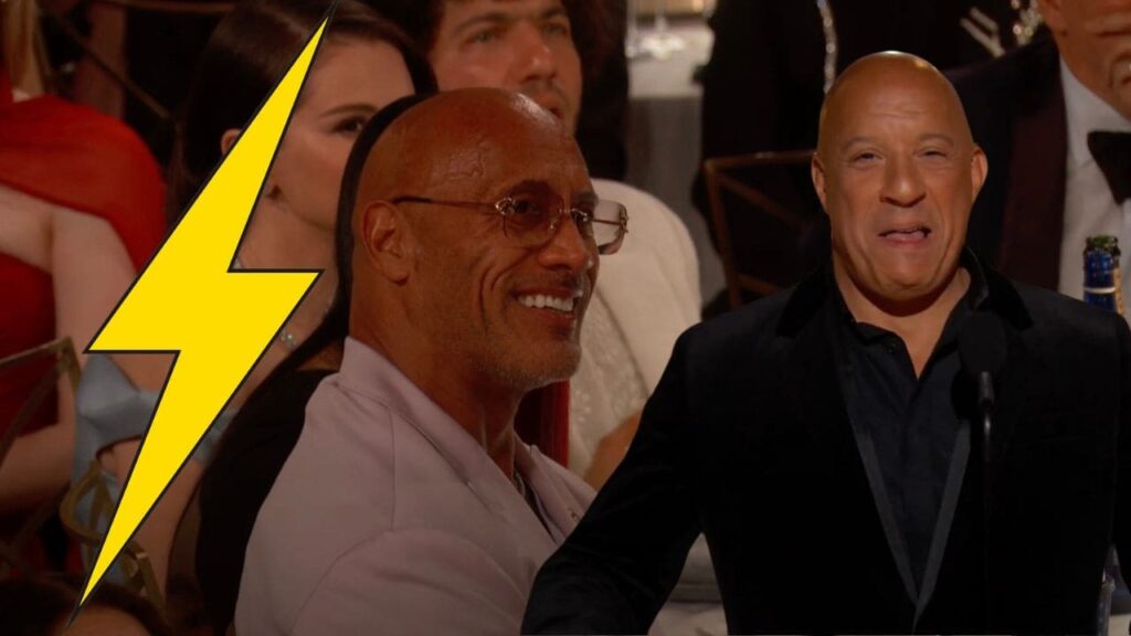 Vin Diesel vs The Rock Golden Globes
