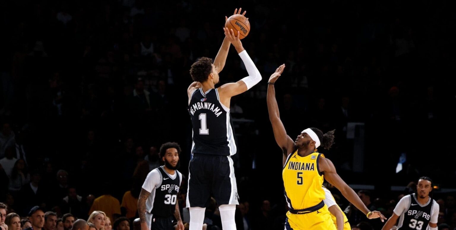 Wemby vs Pacers NBA Paris
