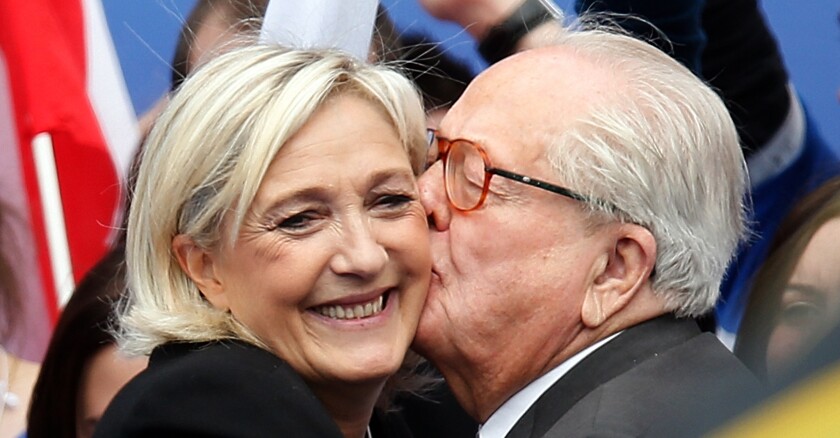 Marine Le Pen Jean-Marie Le Pen