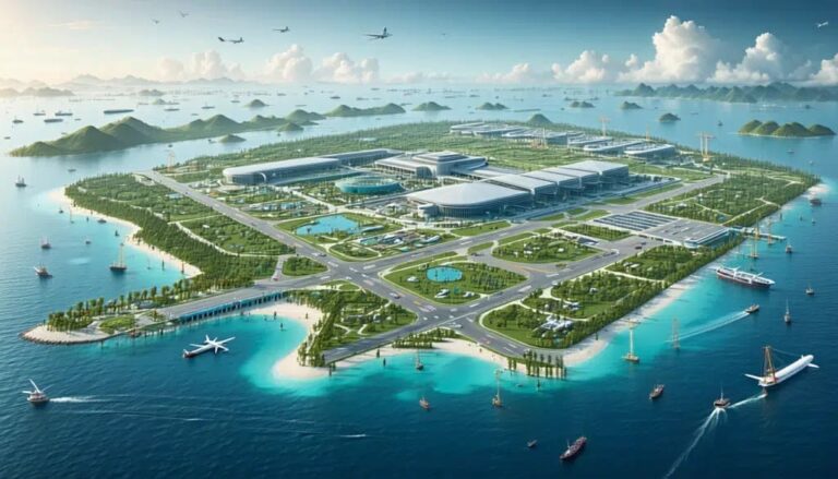 La Chine va construire le plus grand aéroport du monde sur une île artificielle