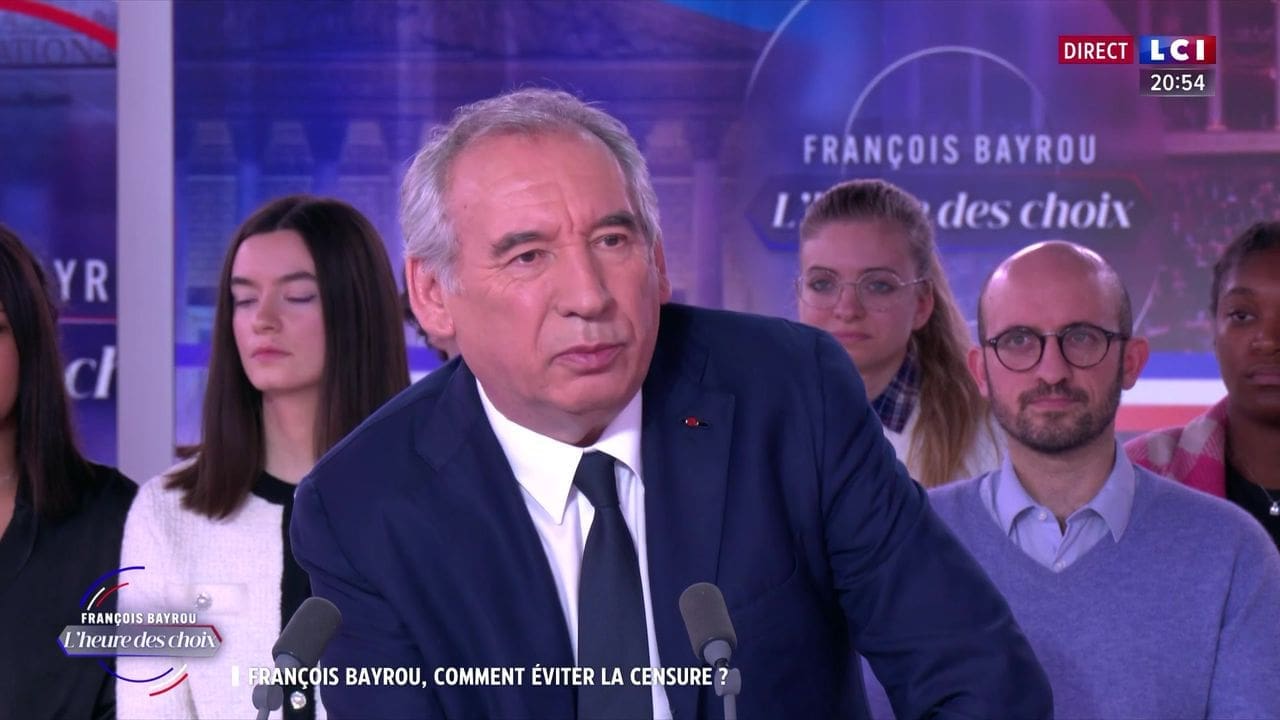 Éducation, Immigration, retraités, fin de vie… Les principales déclarations de François Bayrou hier soir sur LCI
