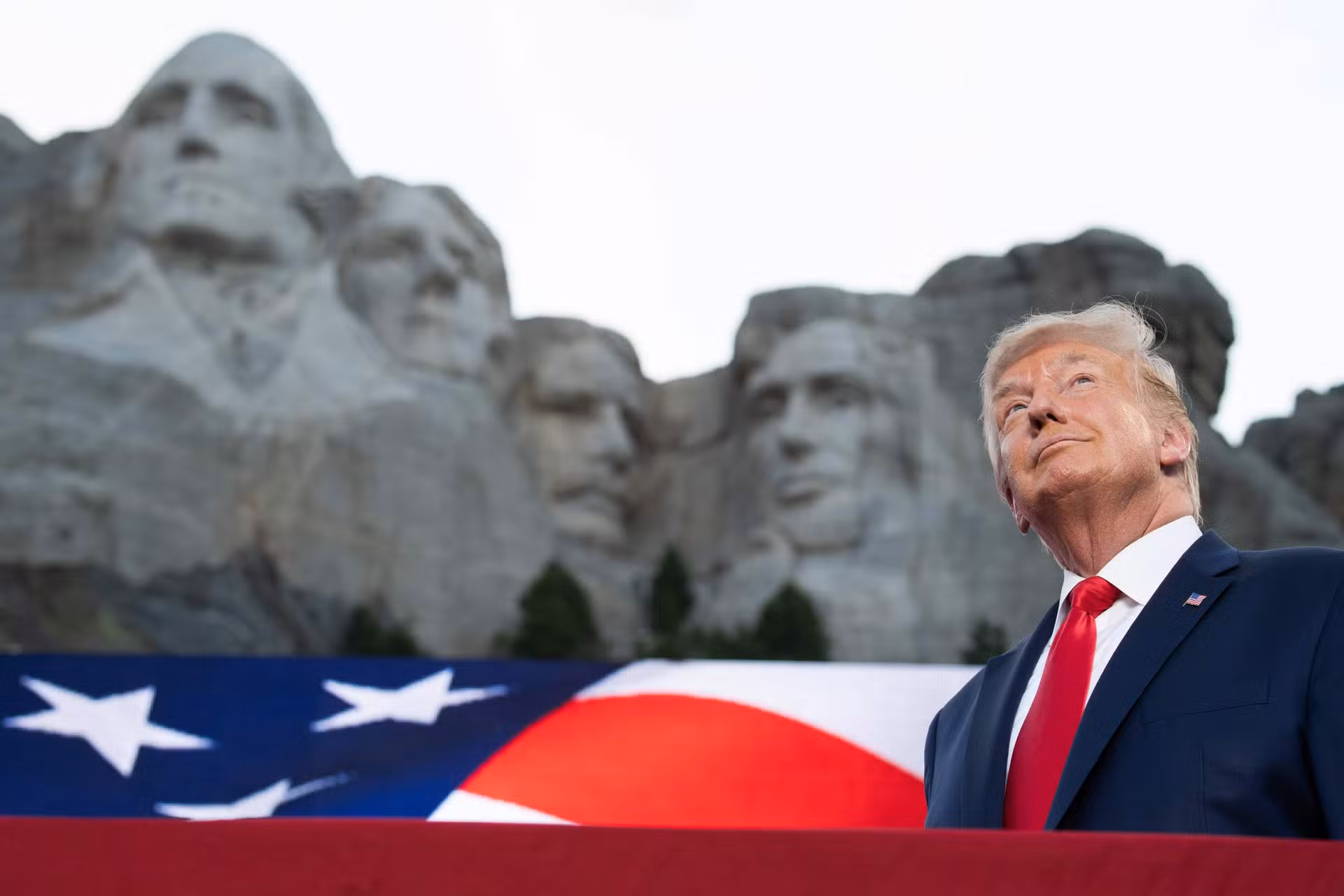 Trump pourrait rejoindre les sculptures du mont Rushmore !