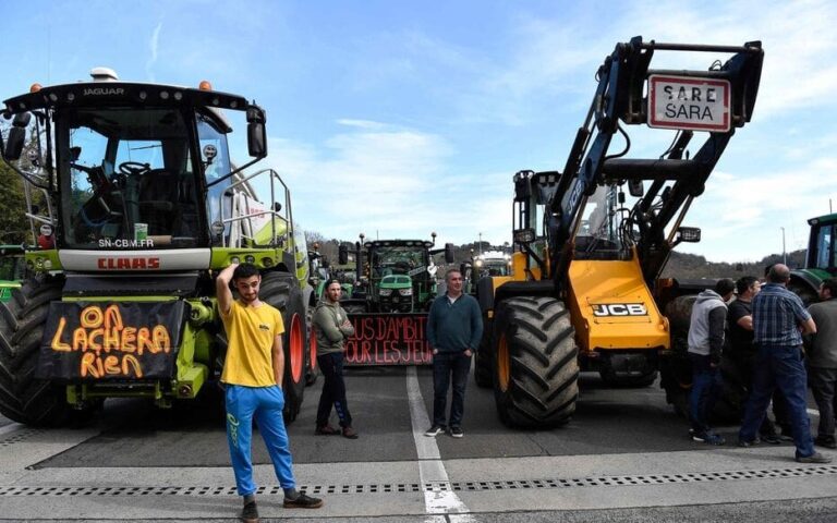 Mobilisation des agriculteurs du Pays basque ce lundi