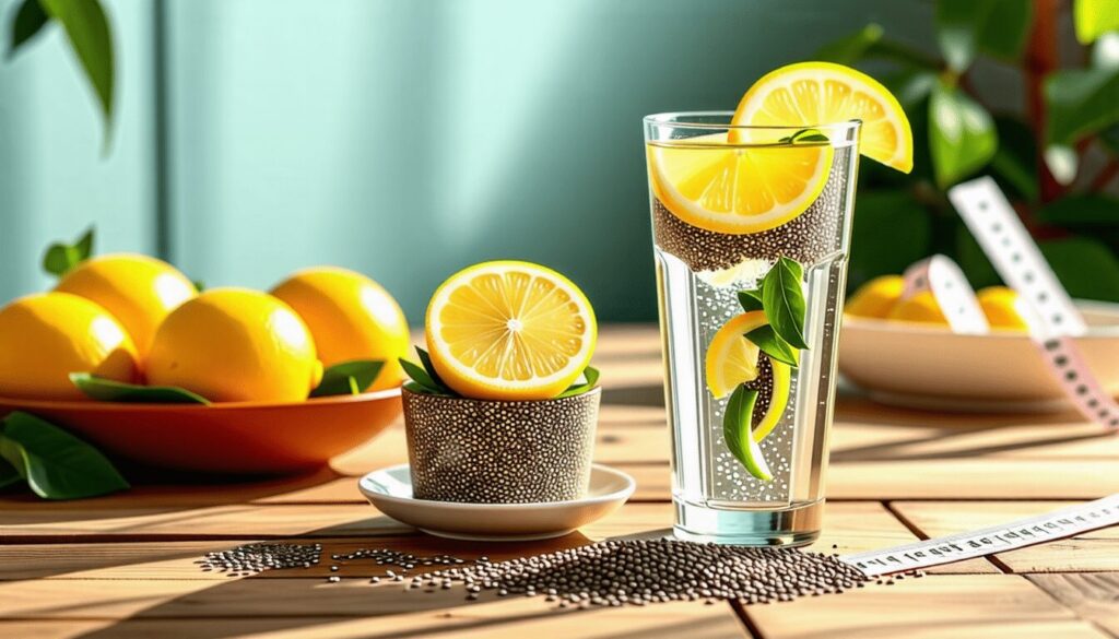 &lsquo;eau de graines de chia et de betterave, principalement pour perdre du poids