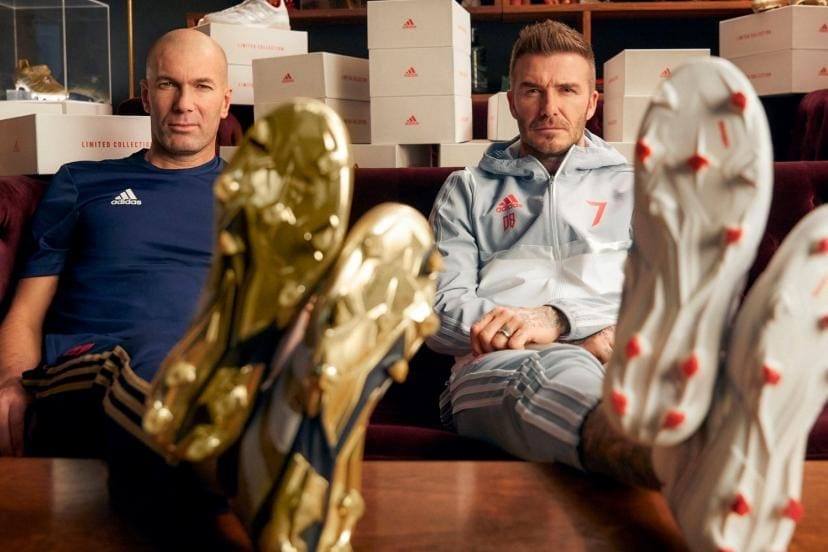 Adidas réunit Beckham et Zidane