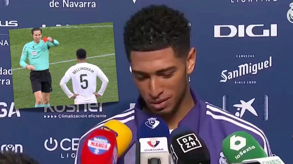 Belligham rouge Real Madrid Osasuna