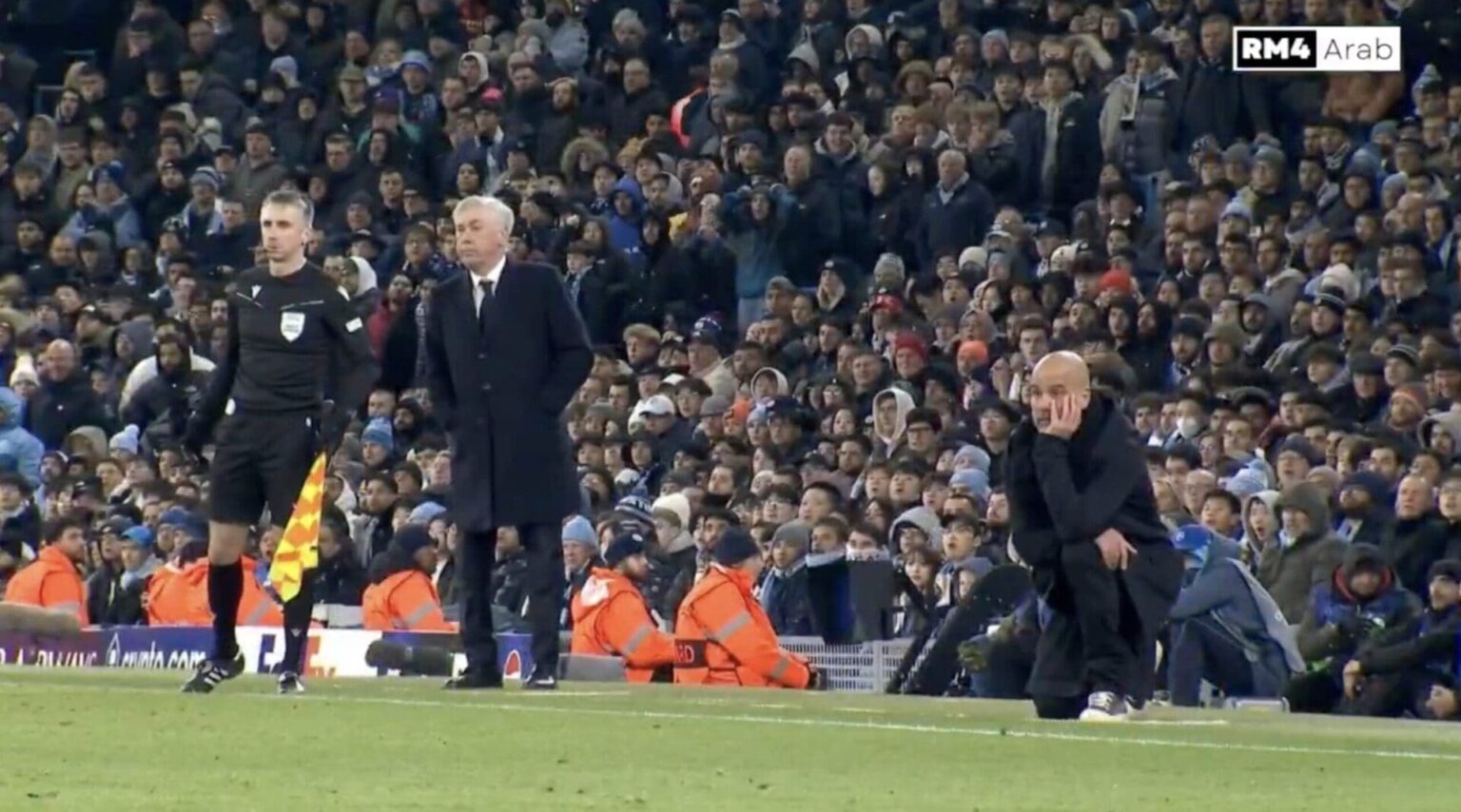 Ancelotti Guardiola Manchester City vs Real Madrid