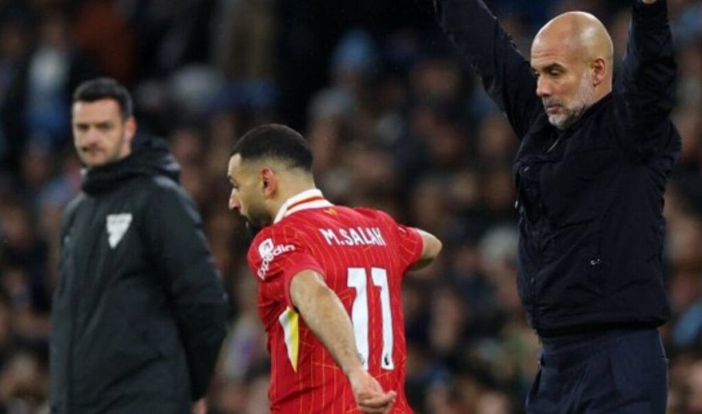 City 0-2 Liverpool Salah Guardiola