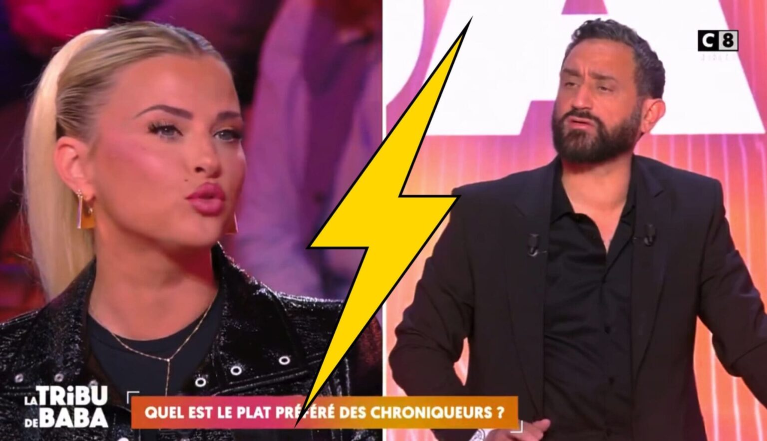 Clash Cyril Hanouna Kelly Vedovelli C8 TPMP!