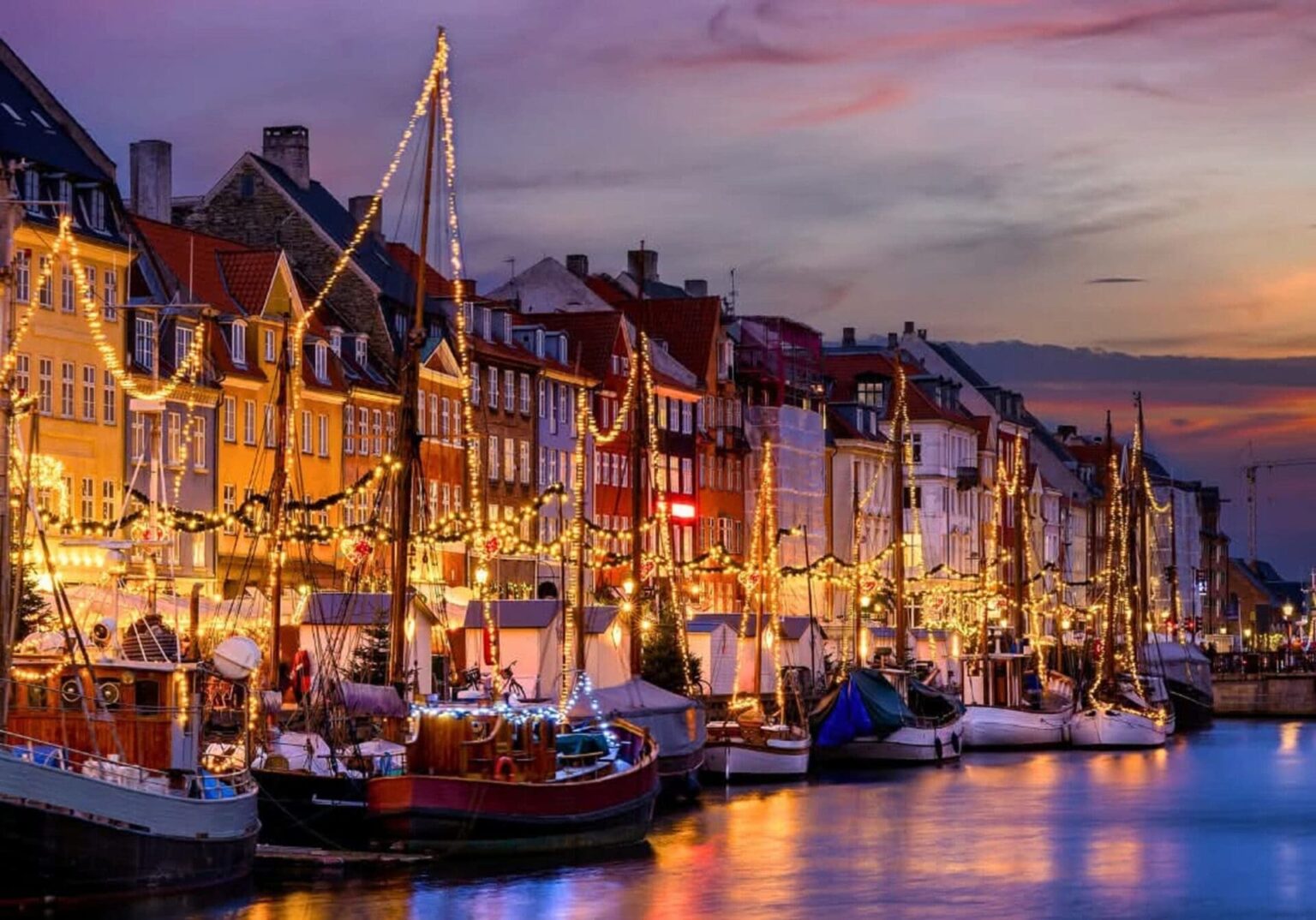 Copenhague port de Nyhavn