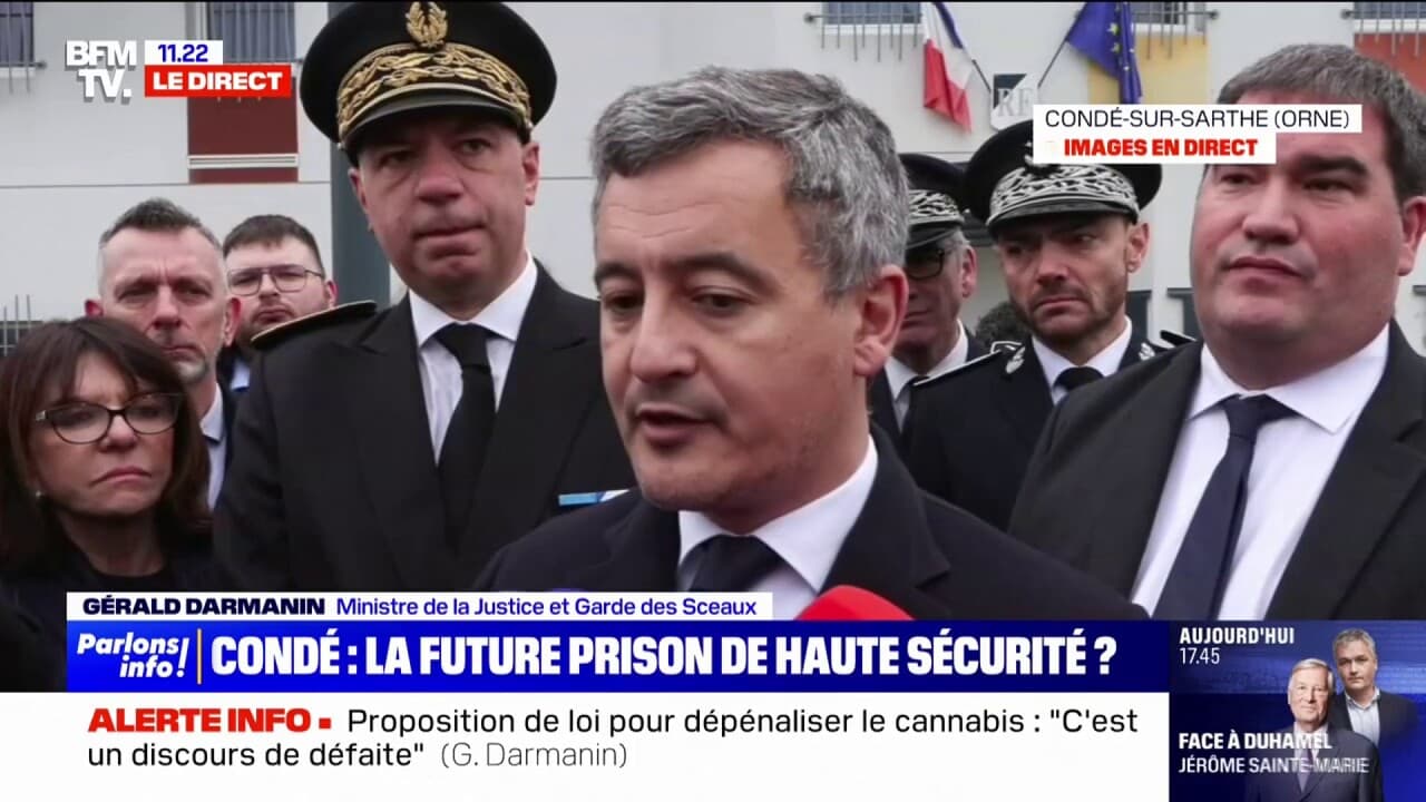 Gérald Darmanin prison activités ludiques